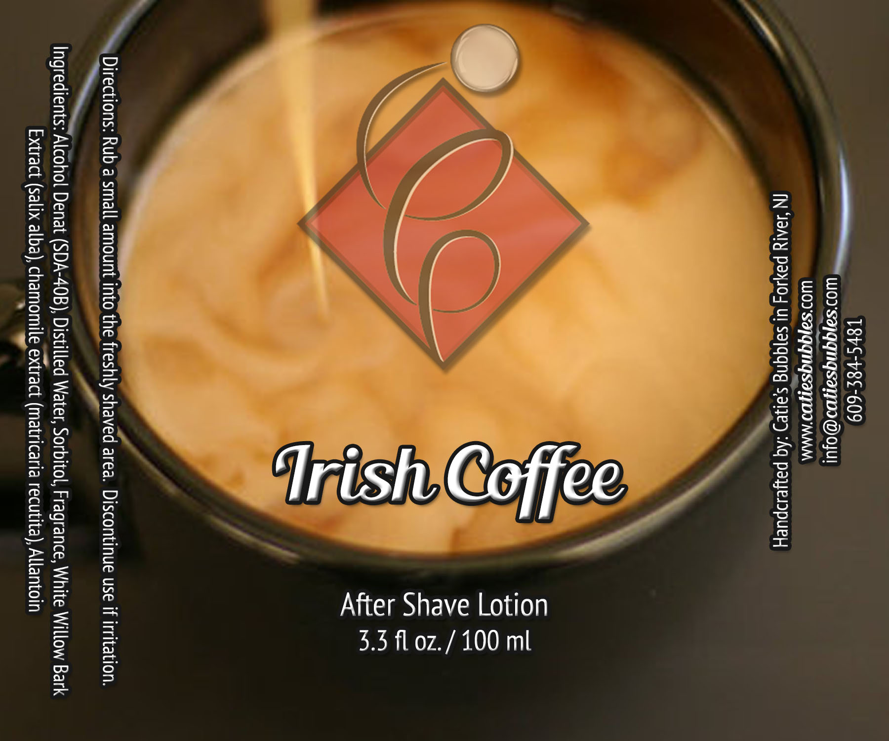 Irish Coffee After Shave Lotion